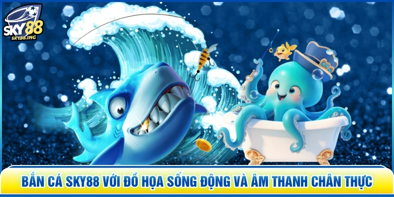 Bắn Cá SKY88 với đồ họa sống động và âm thanh chân thực