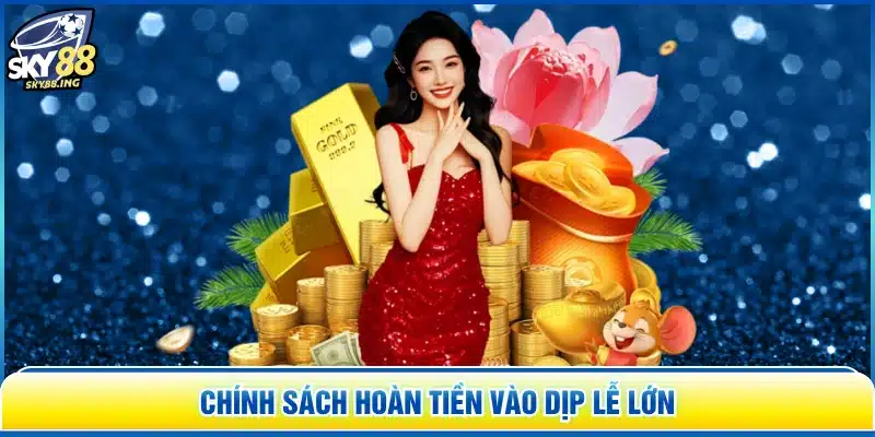 Chính sách hoàn tiền vào dịp lễ lớn