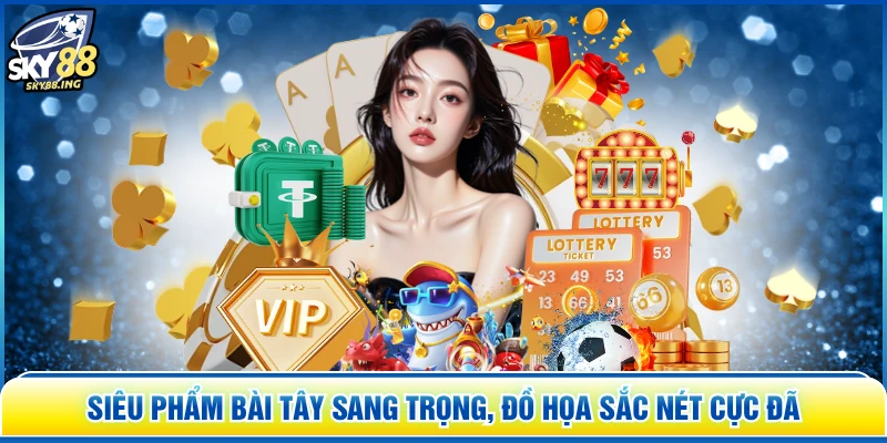 Siêu phẩm bài Tây sang trọng, đồ họa sắc nét cực đã